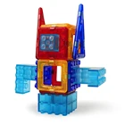 Car Magplayer 32pcs Robot Car Kit Magnetic Building Blocks For Toddiers Creational Block