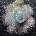 Top Glitter Nail Glitter Top Popular Poly Variety Sizes Opal Chunky Mixed Glitter For Nail Decoration