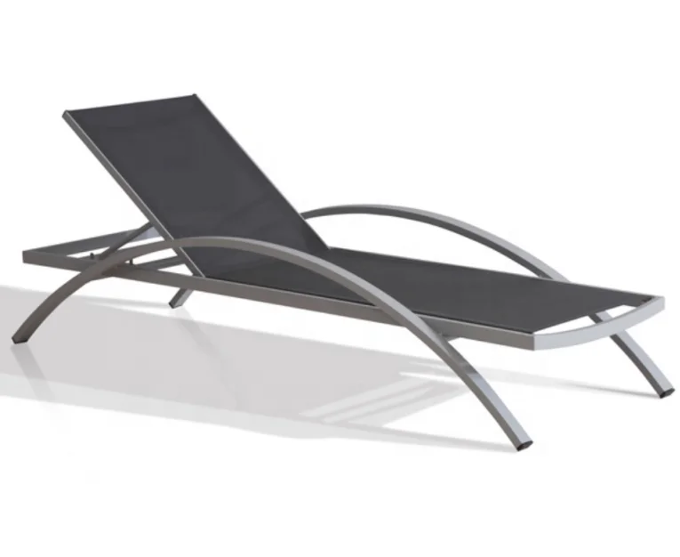 sun lounger with mesh fabric