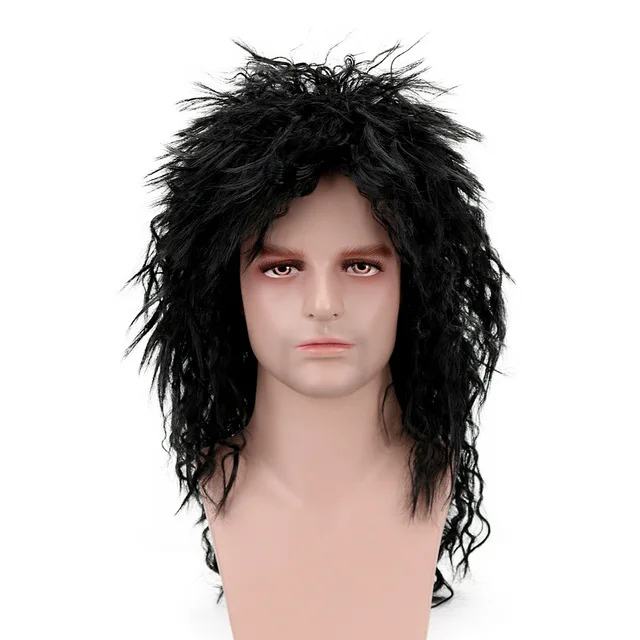 black curly hair wig halloween