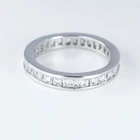 Rings Diamond Ring 925 Sterling Silver Rings Fashion CZ Diamond Forever Love Eternity Lady Ring