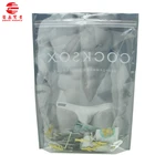 Zipper Men Side Zipper Standing Pouches Plastic Stand Up ZIpper Pouch For Men Underwear Packaging 1 Side Transparent