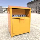 Metal Donation Bin Donation Bin Clothing Recycling Bin For Charity Wholesale Donation Bin Metal Clothing