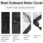 Seat Cover 210T Polyester Elasticated Waterproof Mobility Scooter / Electric Wheelchair Seat Cover Grey Black