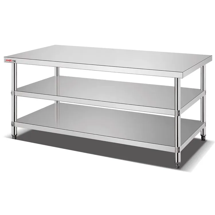 3 tier stainless steel table