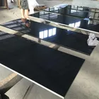 Black Slab China Cheap Black Granite Stone Fireplace Hearth Slab
