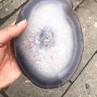 Agate Agate Natural Crystal Agate Geode Slice Agate Coaster