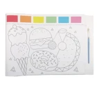 Drawing Water Drawing Book 6 Colors Customized Kids Water Painting Coloring Drawing Book With Pigment And Brush