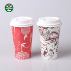 Coffee Eco-friendly Custom Designs 100% Compostable Paper Cup Coffee