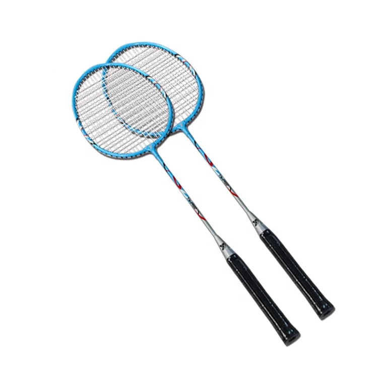 steel badminton battledore racket for outdoor sport