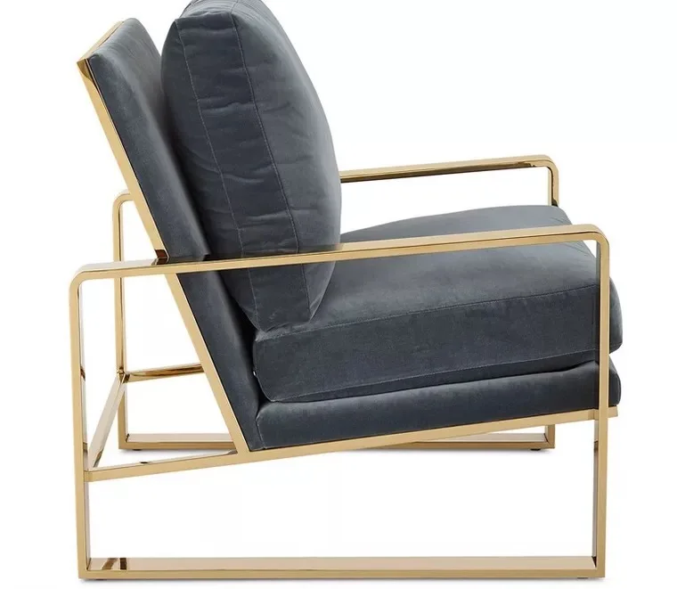 lounge chair gold