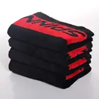 Jacquard Towel Jacquard Wholesale Jacquard Cotton Black Sport Towel Gym Towel