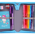 Case Licheng LW7707 Pencil Box Case Multi Functional Fabric Pencil Case With Accessories