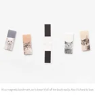 Custom Personalized Bookmarks Magnetic Carton Magnetic Bookmark Folding Magnet