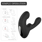 Male Vibrating Prostate Massager With Remote Control Dual Motor G Spot Stimulator Anal Butt Plug Toys