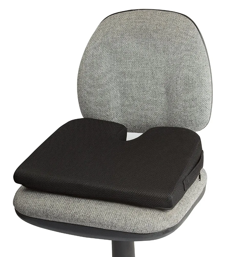 Coccyx ZIRAKI Wedge Foam Seat Cushion Pillow Support Orthopedic Wellness 