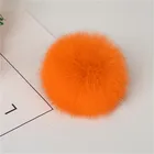 Fox New Multi Color Fur Pom Pom Fox Ball Decoration On Shoes Key Chain Customized Size