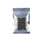 Tea Packaging Tea Bag Clear Front Resealable Smell Proof Foil Zipper Empty Tea Packaging Bag