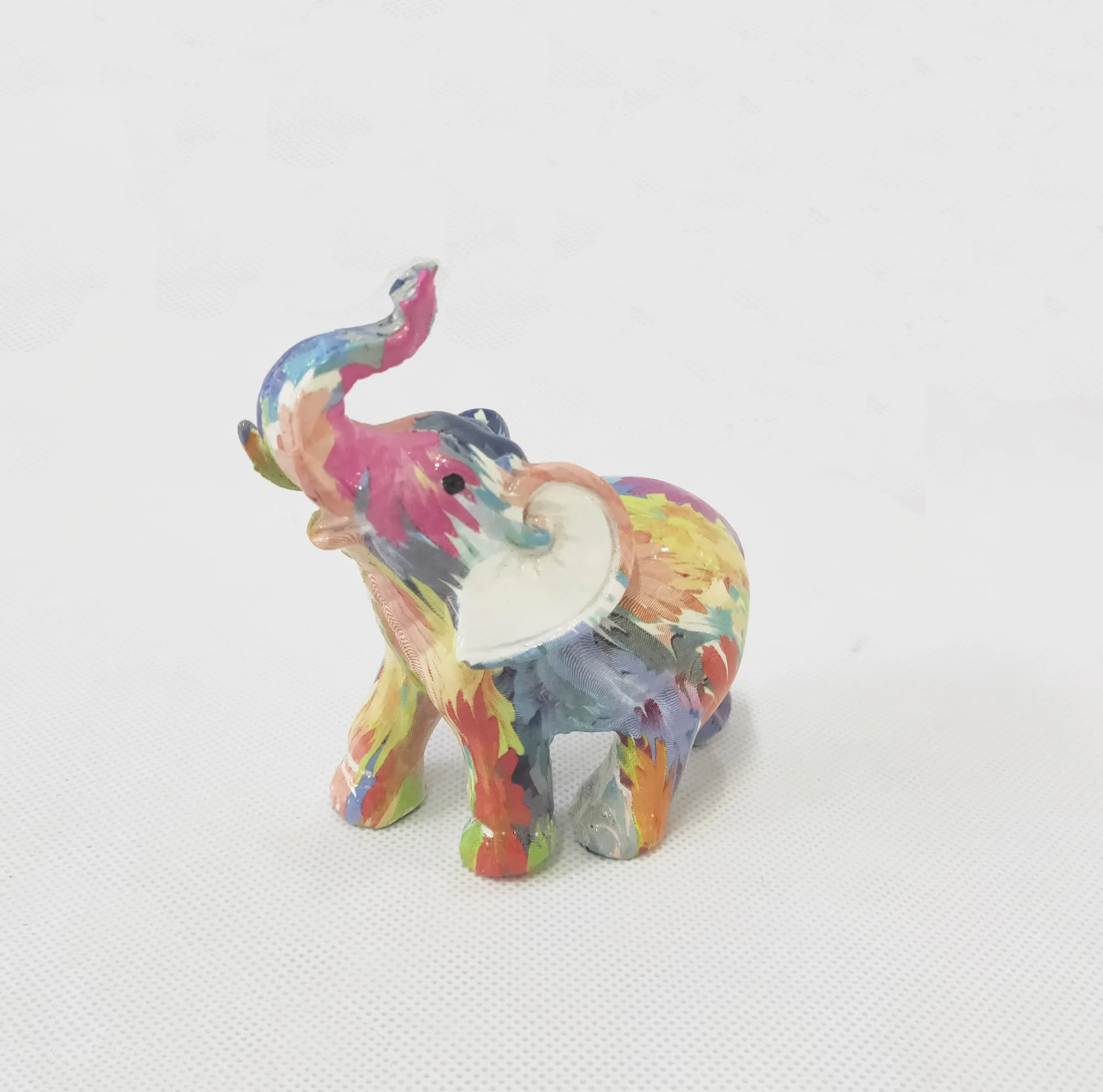 home decoration resin elephant figurines for small gifts