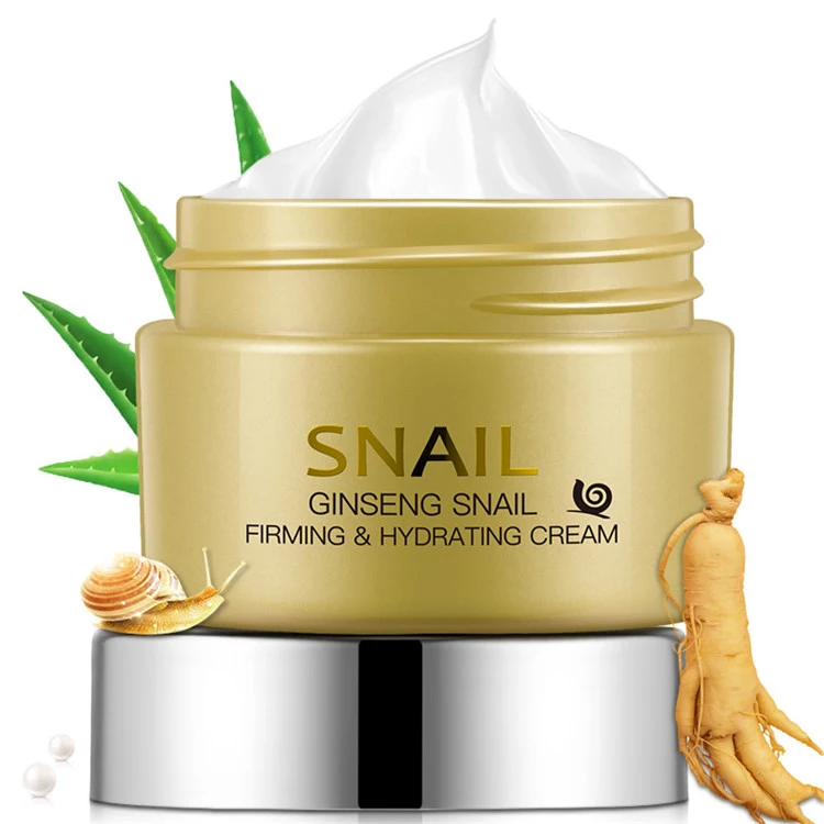 private label ginseng snail skin care moisturizing face cream