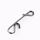 Swivel Wire Fishing Swivel Hook Wrapping Snap Fishing Line Wire Connector Snap Pin Without Knot Tackle
