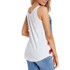 Tank Top Personalized Women American T Shirt US Flag Tank Top