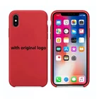 Iphone Cover For IPhone Original Silicon Case Shockproof Soft Silicone Cover Case With Custom Logo