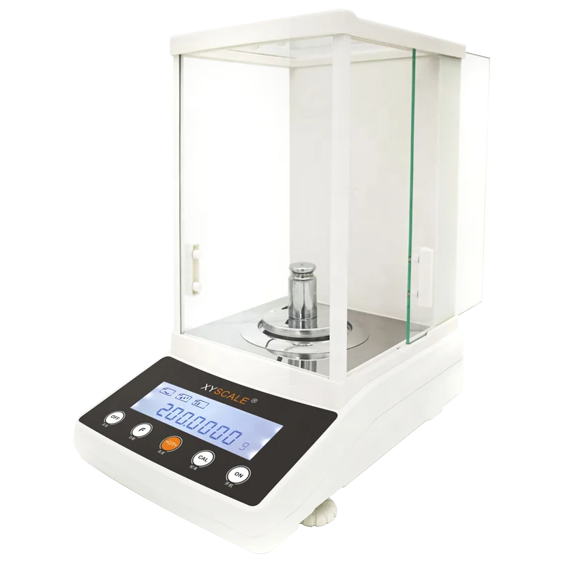 Auto-Internal Analytical Balance Electronic Scale 200g 0.0001g 0.1mg White Lab Analytical Balance Digital Precision Scale
