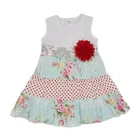 Frock Cotton Cotton Wholesale Baby Girl Frock Design Dress Cute Cotton Boutique Girl Dress