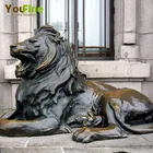 Brass Lion Statue Brass Statue Outdoor Life Size Antique Brass Lion Statue