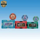 Gambling High Quality Clay Material Square Casino Poker Chips For Gambling Game