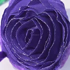 Recycled Bag Recycle Bag Promotional Fashionable 190T 210D Recycled Polyester Foldable Rose Shopping Bag
