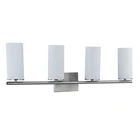 Glass Lampshade Big Size Long Vanity Light 34" For Bathroom