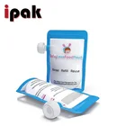 Packaging For Liquid Bag Stand Up Spout Bag Custom Printed Standing Up Spout Pouch Clear Packaging For Liquid Soap Bag
