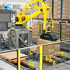 Robot Bag Palletizer Intelligent Robotic Palletizer Robot For Beer Pallet With Membrane Bag Stack On Pallet