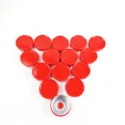 Vial Cap Embossed Logo 13mm 20mm Aluminium Plastic Vial Cap Injection Flip Off Cap
