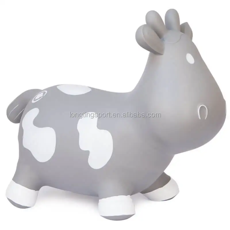 bouncy rubber cow