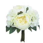 Flower Wholesale Various Peony Combination Bouquet Marriage Decoration Flower Arrangement Centerpiece Flower Artificial Peony Bouquet