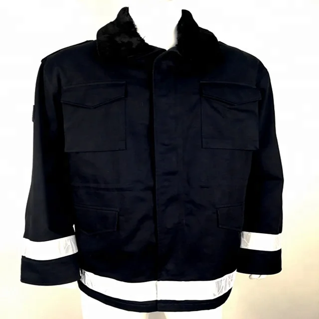 Dark Blue Police Jacket With Reflective 
