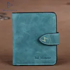 Men's Wallet Men 2021 Spring OX Leather 100% Handmade Men's Personalized Luxury Wallet Brands For Men