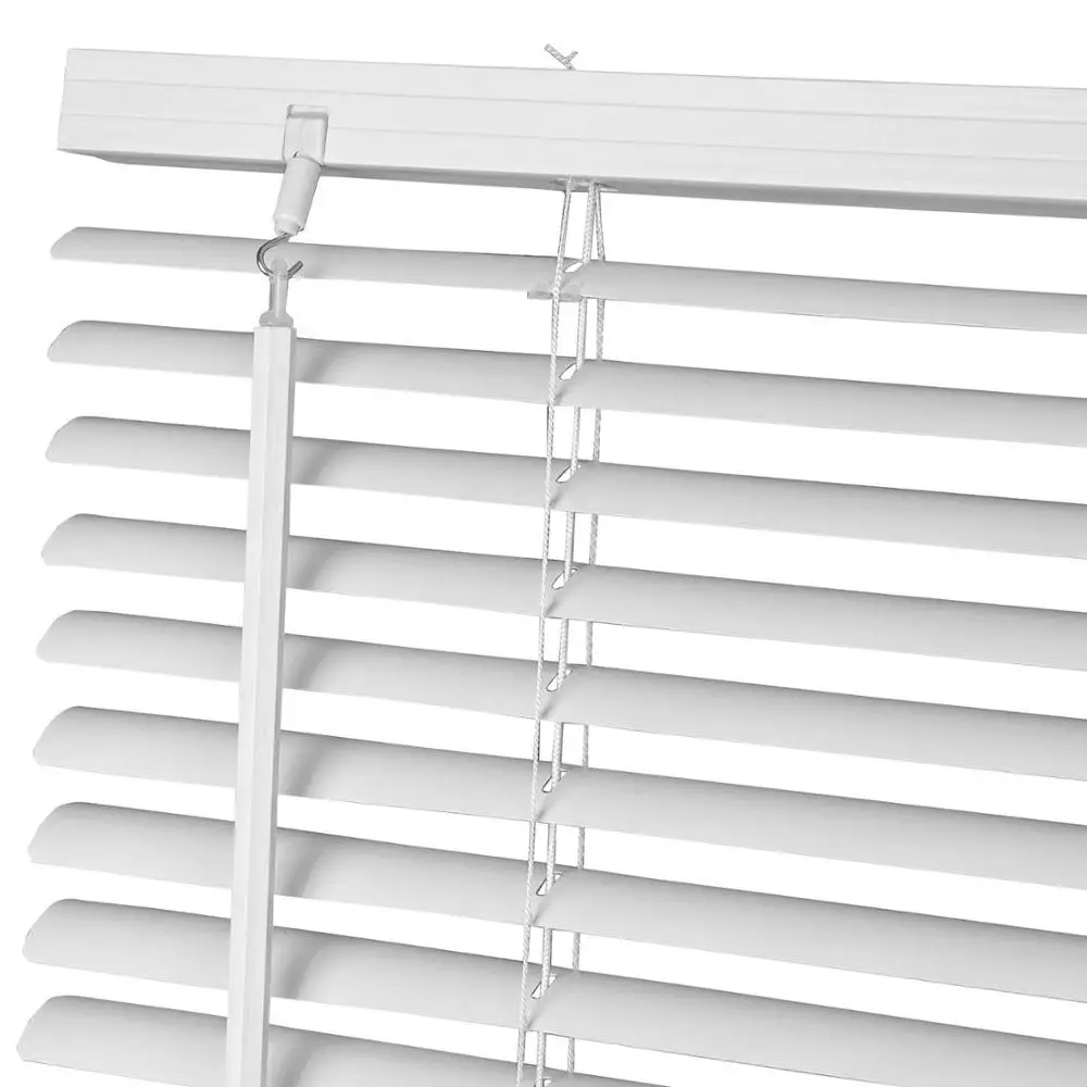 Aluminium 25mm slat metal venetian blind white widths 40 to 140 cm window blind 