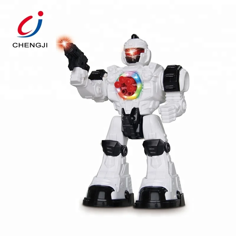 New Intelligent shooting game fighting rc battle robot with light and sound