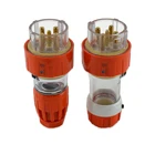 Electrical Plug AS/NZS Standard IP66 500V 5Pin 50A Electrical Australian Waterproof Plug With SAA Approval
