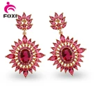 wuzhou foxi costume jewelry lengthen chandelier stud earrings