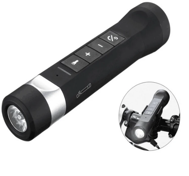 Led Flashlight Speaker Magnetic Torch 