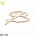 Silver Tag Tags Metal Label Custom Silver Letter Metal Name Tag Labels With 2 Holes For Furniture