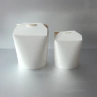 Cardboard Food Containers Food Take Out Containers Disposable White Cardboard Paper Food Containers For Noodle
