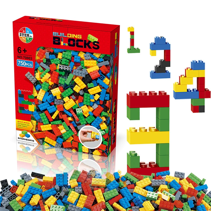 1000 Toy Building Blocks Compatible Mixed Colors 1,000 Bricks Great Creative Box 