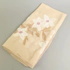 Plain Women Plain Embroidered Shawl From Indian Bandana Print Cotton Scarves And Wraps Foulards Sjaal Muslim Hijab