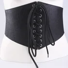 Waist Belt Women Belt Street Style Elastic Animal-Friendly Black Corset Wide Waist Belt For Women